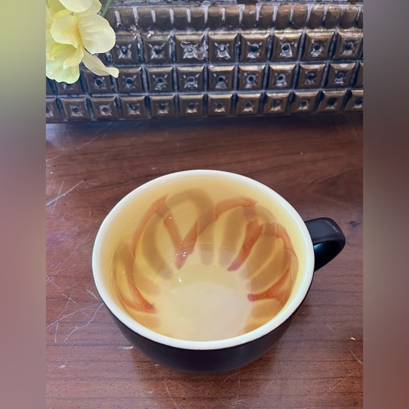 Starbucks 2012 China Matte Brown Yellow Sunflower Espresso Coffee Mug Cup 12oz - Picture 9 of 9